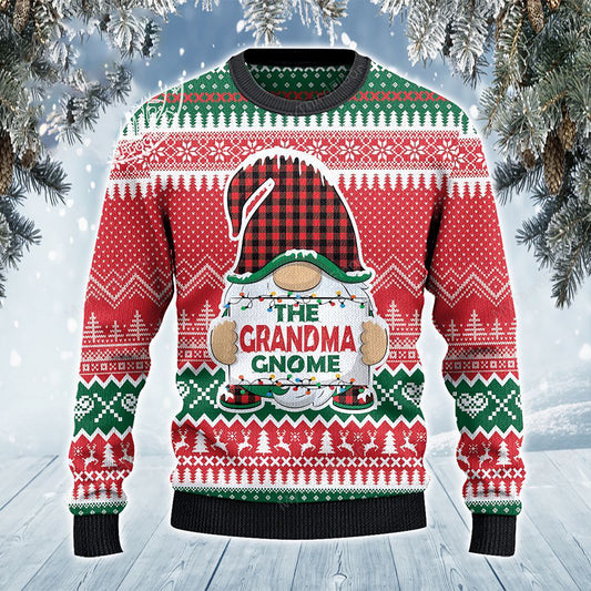 Geansaí Gránna Geansaí Nollag Gnome Mamó, Geansaí Gránna Nollag, Bronntanas Nollag, Bronntanas Nollag 2024