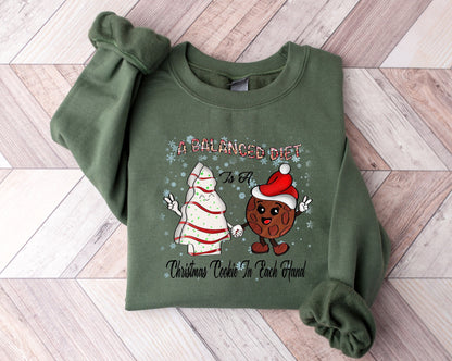 Tis The Season, 'Tis the Season Sweatshirt, Christmas Sweatshirt, Christmas, Christmas Cake Sweatshirt, Funny Christmas Sweatshirt,