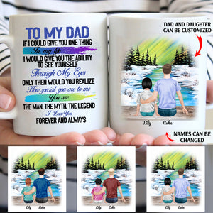 To My Dad You Are The Man The Myth The Legend personalised gift customized mug coffee mugs gifts custom christmas mugs