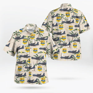 US Air Force Hawaiian Shirt,Hawaiian Shirt Gift,Wyoming Air National Guard 153d Airlift Wing C-130H Hercules shirt
