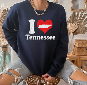 US Proud Citizen America Love State I Heart Tennessee T-Shirt