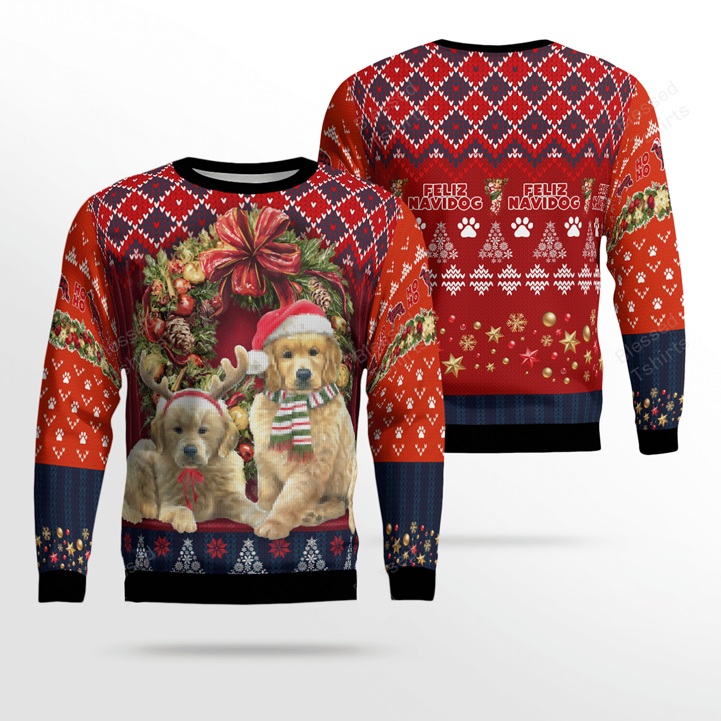 Geansaí Nollag Gránna Aisghabhálaí Órga na Nollag, Geansaí Gránna Nollag, Bronntanas Nollag, Bronntanas Nollag 2024