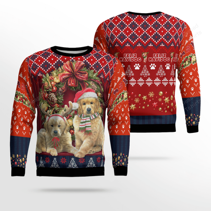 Geansaí Nollag Gránna Aisghabhálaí Órga na Nollag, Geansaí Gránna Nollag, Bronntanas Nollag, Bronntanas Nollag 2024