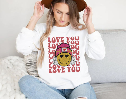 Valentines Day Gift, Happy Valentines, Gift For Lover, Cute Heart Shirt, Happy Valentines Day, Valentines Day Shirt, Love You Sweatshirt