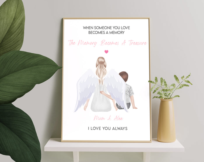 I Love You Always My Mum, Canvas-Poster-Digital file meaningful gift, Family memory gifts, Mum gift, Art Print memory family gift
