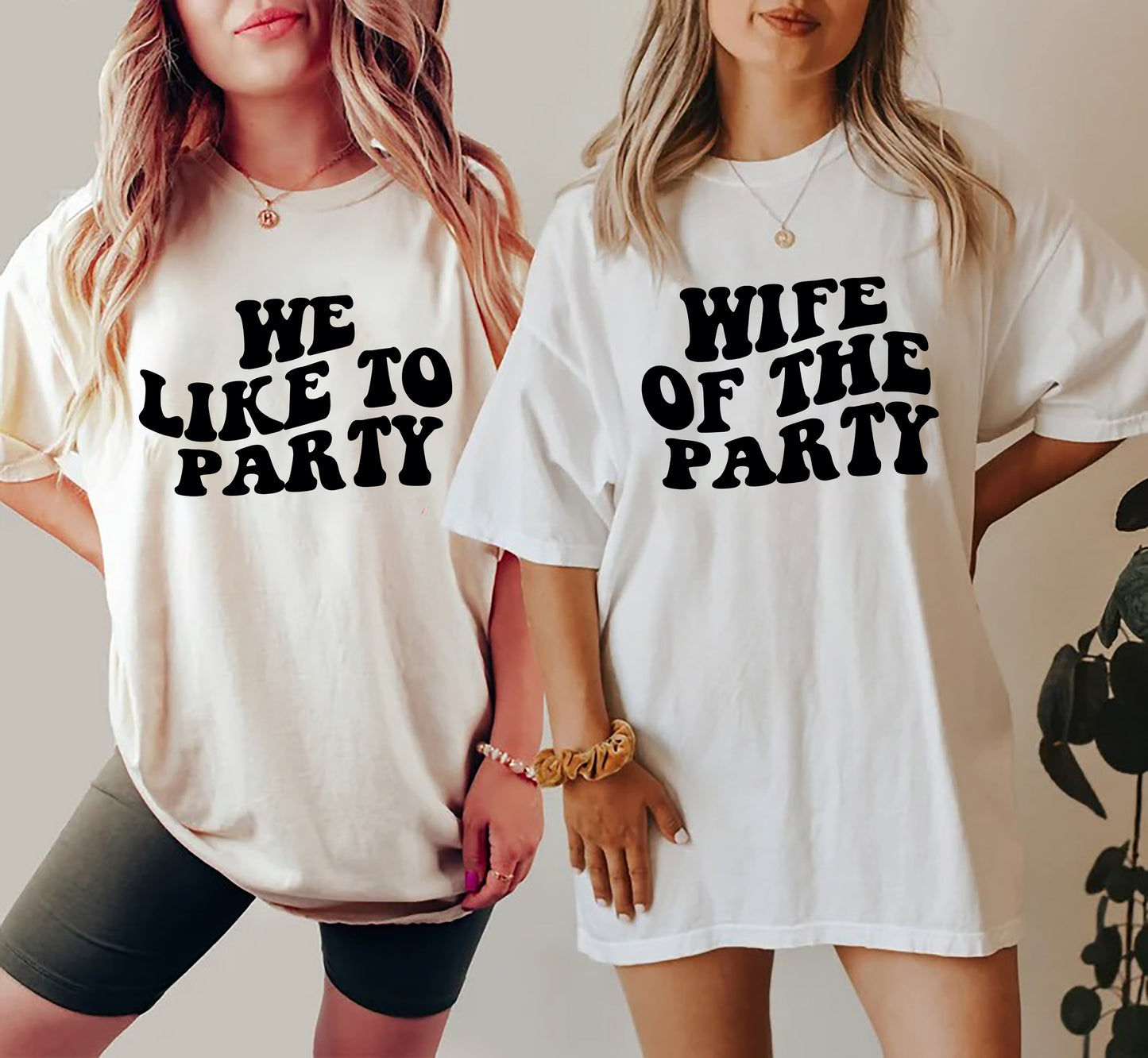 We like to Party Sweatshirt, Wife of the Party Sweatshirt, Bachelorette Party Shirts, Bridesmaid, Gift for Bride, Bachelorette Gifts