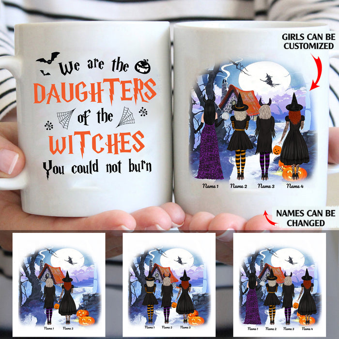 We are the daughters of the witches personalised gift customized mug coffee mugs gifts custom christmas mugs