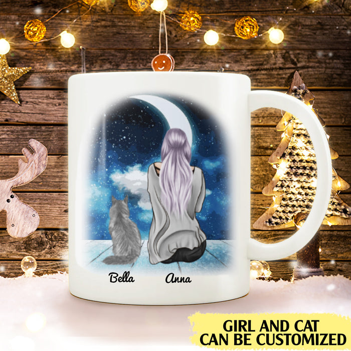 When I Needed A Hand I Found Your Paw personalised cat lover gift customized mug coffee mugs gifts custom christmas mugs