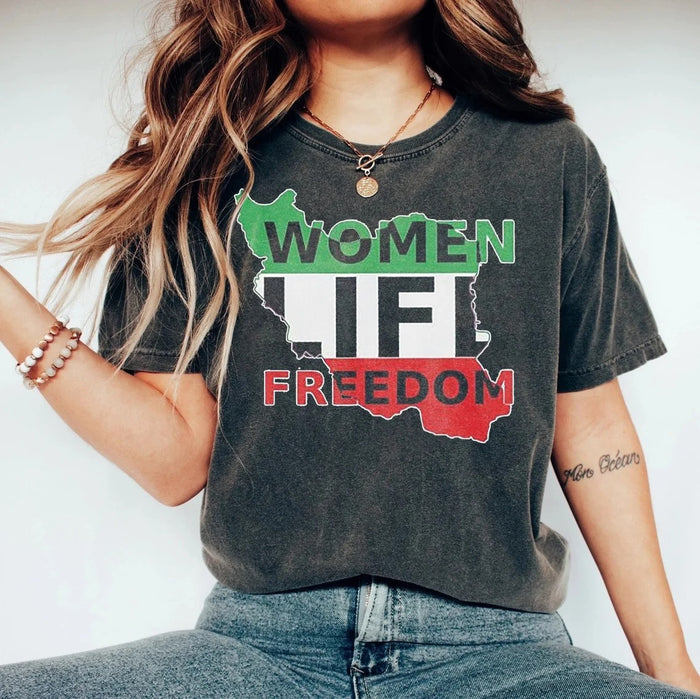 Woman Life Freedom Shirt, Mahsa Amini Shirt, Personalized Shirt, Feminist Shirt, Iranian Shirt, Women Rights Shirt, Human Rights t shirt