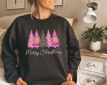 Womens Christmas Sweatshirt, Christmas Crewneck, Christmas Tree Sweater, Christmas Sweater, Holiday Sweaters for Women, Winter Sweatshirt