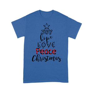 Joy Peace Love Hope Christmas Matching Family Gift Tee Shirt Gift For Christmas