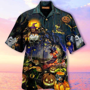 Amazing Dachshund Halloween Hawaiian Shirt | For Men & Women | Adult | HW3764