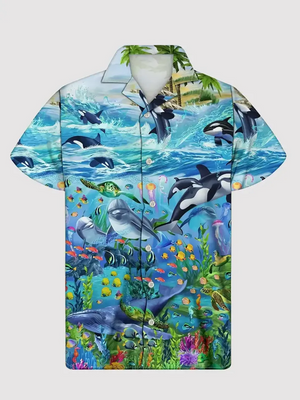 Animal In The Deep Sea Hawaiian Shirt | For Men & Women | Adult | HW4304