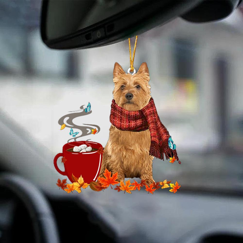 Australian Terrier-Fall Chocolate-Two Sided Ornament - Best gifts your whole family