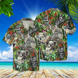 Awesome Koala Family Hawaiian Shirt | For Men & Women | Adult | HW4308