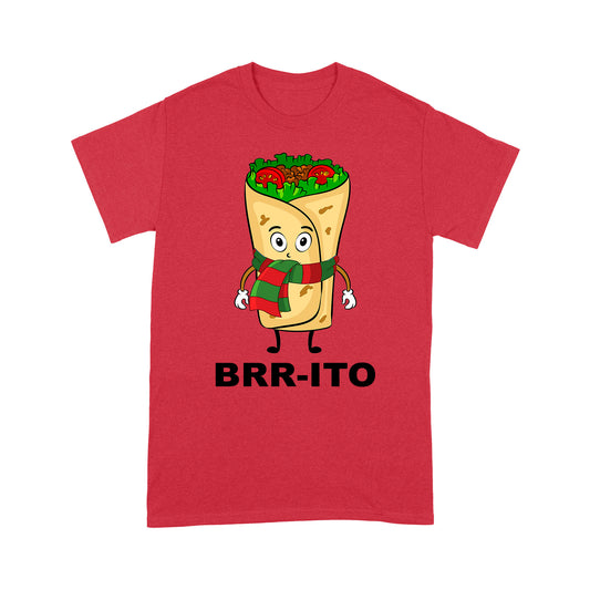 Bronntanas Burrito Nollag Fuar Greannmhar Brr-ito. Té Shirt Bronntanas Nollag
