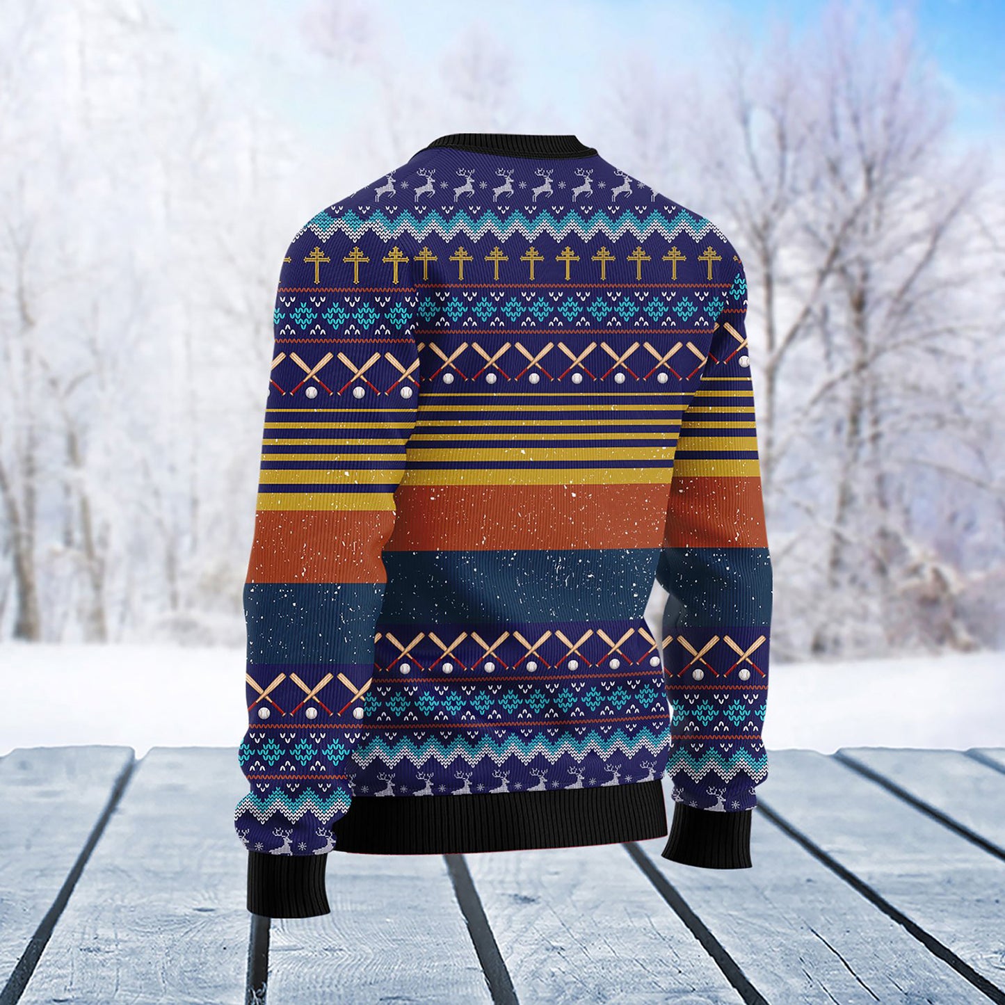 Baseball Íosa Sábháil Geansaí Nollag Gránna, Geansaí Gránna Nollag, Bronntanas Nollag, Bronntanas Nollag 2024