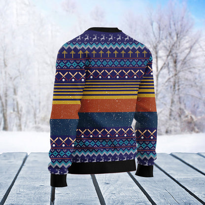 Baseball Íosa Sábháil Geansaí Nollag Gránna, Geansaí Gránna Nollag, Bronntanas Nollag, Bronntanas Nollag 2024