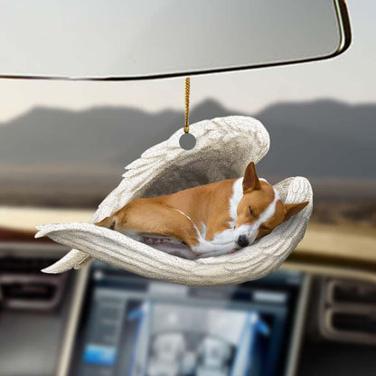 Basenji sleeping angel Basenji lovers dog moms ornament - Best gifts your whole family