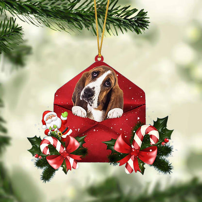 Basset Hound Christmas Letter Ornament Dog Christmas Decoration - Best gifts your whole family