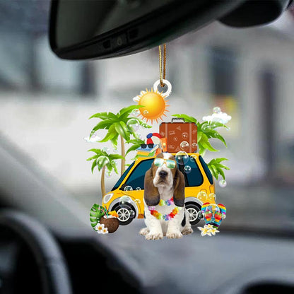 Basset Hound-Nice Summer-Two Sided Ornament - Best gifts your whole family