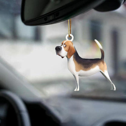 Beagle-Look At Me-Two Sided Ornament - Best gifts your whole family