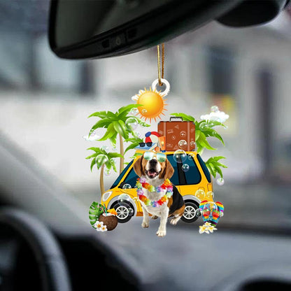Beagle-Nice Summer-Two Sided Ornament - Best gifts your whole family