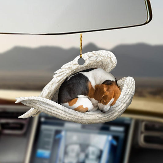 Beagle sleeping angel beagle lovers dog moms ornament - Best gifts your whole family