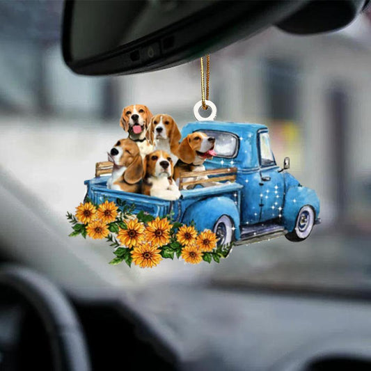 Beagle-Take The Trip Classic- Two Sided Ornament - Best gifts your whole family