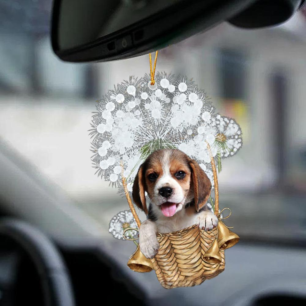 Beagle2-Dandelion-Two Sided Ornament - Best gifts your whole family