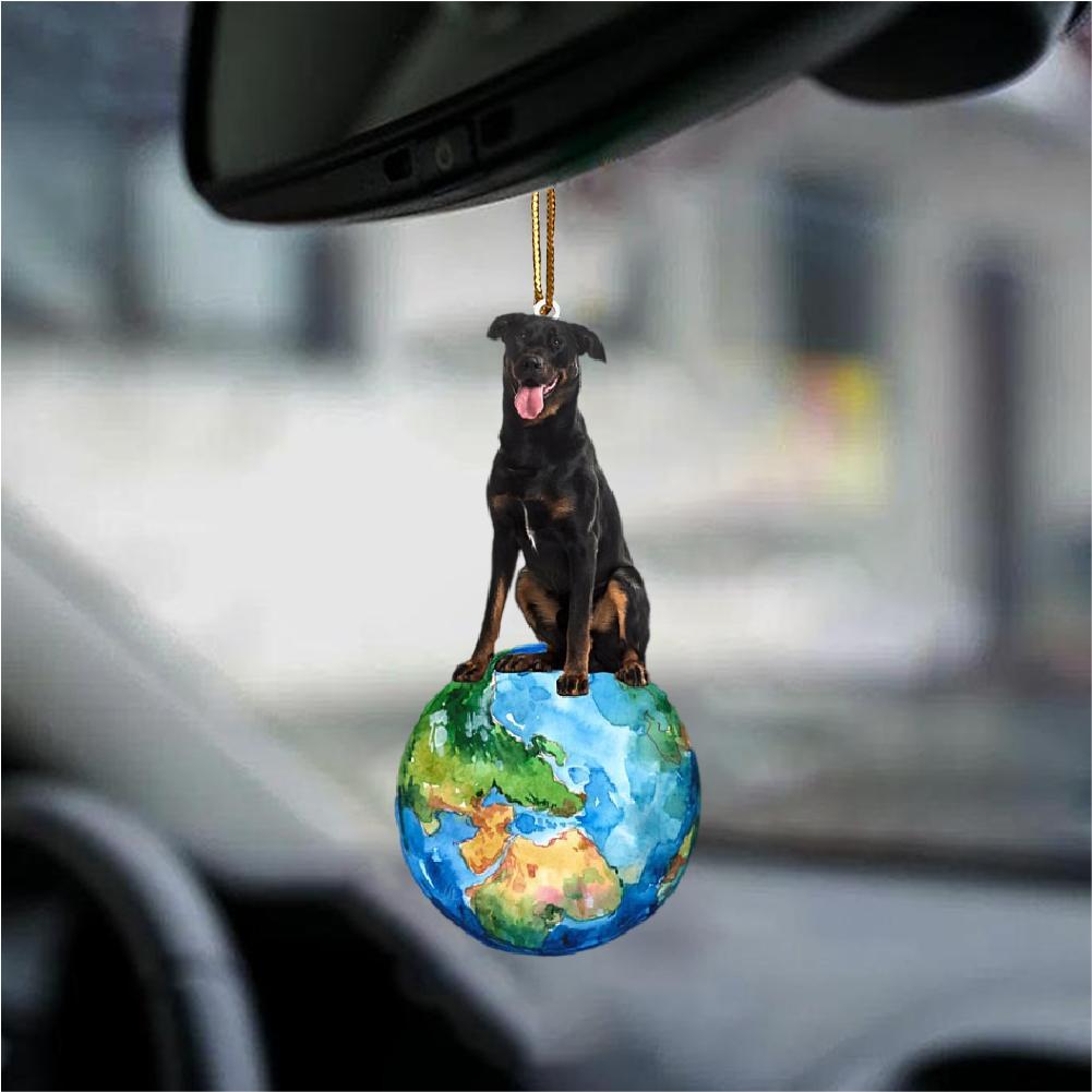 Beauceron-Around My Dog-Two Sided Ornament - Best gifts your whole family