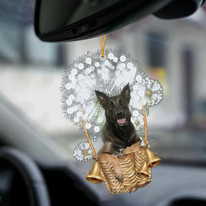 Belgian Malinois-Dandelion-Two Sided Ornament - Best gifts your whole family