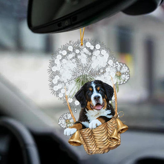 Bernese Mountain-Dandelion-Two Sided Ornament - Best gifts your whole family