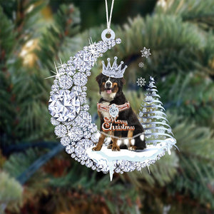 Bernese Mountain Diamond Moon Merry Christmas Ornament Dog Ornaments - Best gifts your whole family