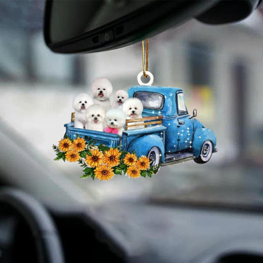 Bichon Frise -Take The Trip Classic- Two Sided Ornament - Best gifts your whole family