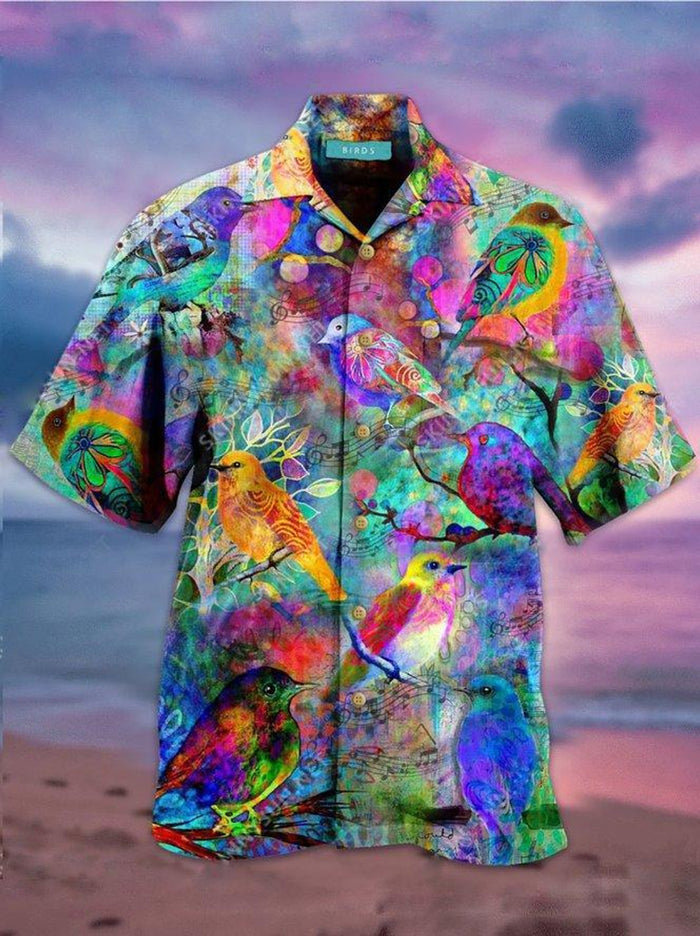 Bird Hawaiian Shirt,Hawaiian Shirt Gift,Christmas Gift