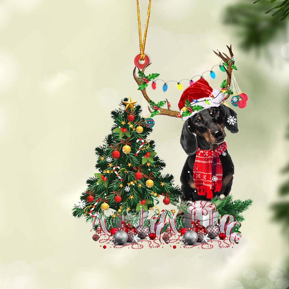 Black Dachshund-Christmas Tree Gift Hanging Ornament - Best gifts your whole family