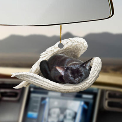Bombay Cat Sleeping Angel Bombay Cat Lover Ornament - Best gifts your whole family
