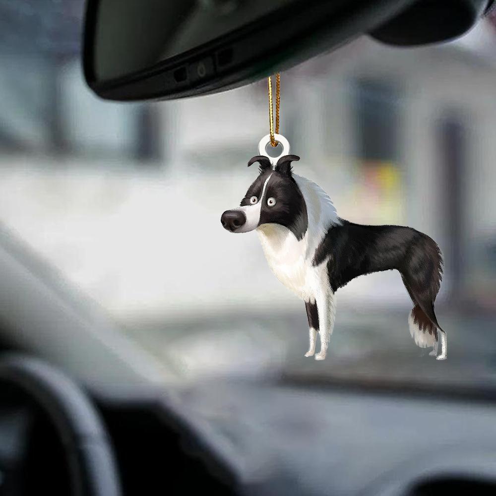 Border Collie-Look At Me-Two Sided Ornament - Best gifts your whole family