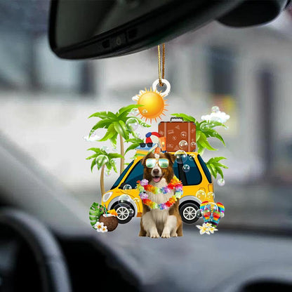 Border Collie-Nice Summer-Two Sided Ornament - Best gifts your whole family
