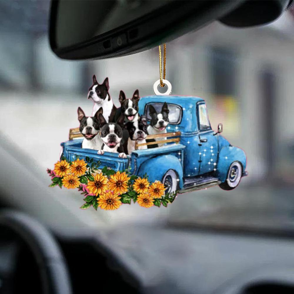 Boston Terrier -Take The Trip Classic- Two Sided Ornament - Best gifts your whole family