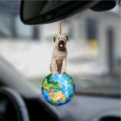 Bouvier Des Flandres-Around My Dog-Two Sided Ornament - Best gifts your whole family