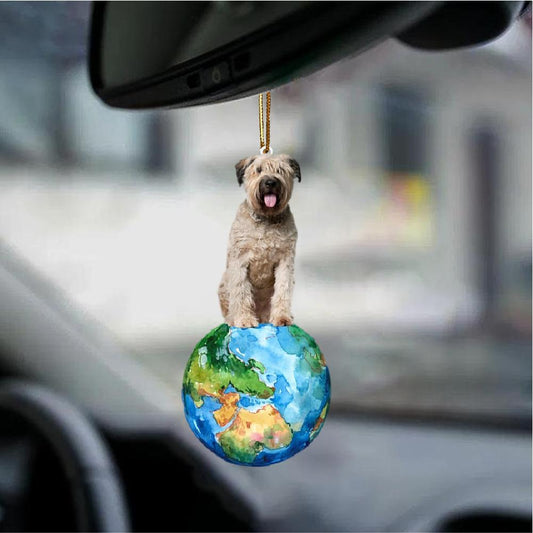 Bouvier Des Flandres-Around My Dog-Two Sided Ornament - Best gifts your whole family