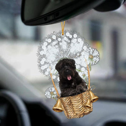 Bouvier Des Flandres-Dandelion-Two Sided Ornament - Best gifts your whole family
