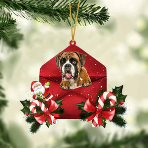 Boxer Christmas Letter Ornament Dog Christmas Decoration - Best gifts your whole family