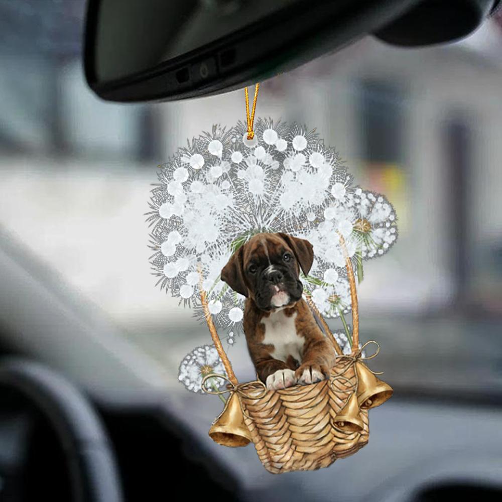 Boxer-Dandelion-Two Sided Ornament - Best gifts your whole family