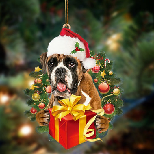 Boxer-Dogs give gifts Hanging Ornament - Best gifts your whole family