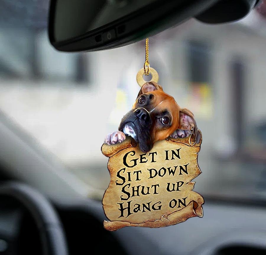 Boxer Get In Boxer Lover Two Sided Ornament - Best gifts your whole family