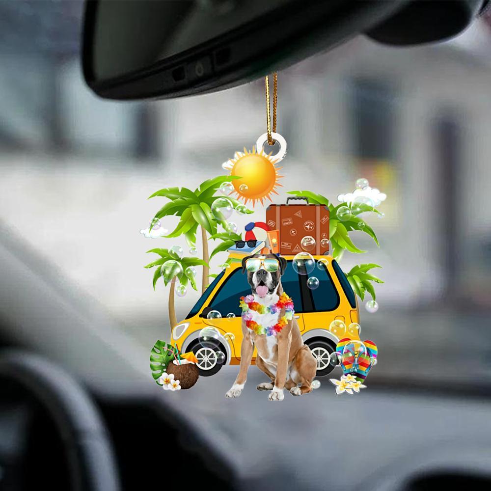 Boxer-Nice Summer-Two Sided Ornament - Best gifts your whole family