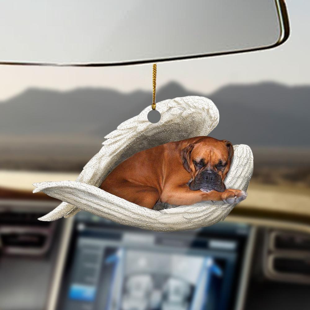 Boxer Sleeping Angel Boxer Lovers Dog Lovers Ornament - Best gifts your whole family